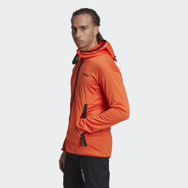 Naranja Chaqueta con capucha Terrex Tech Flooce Light Hiking