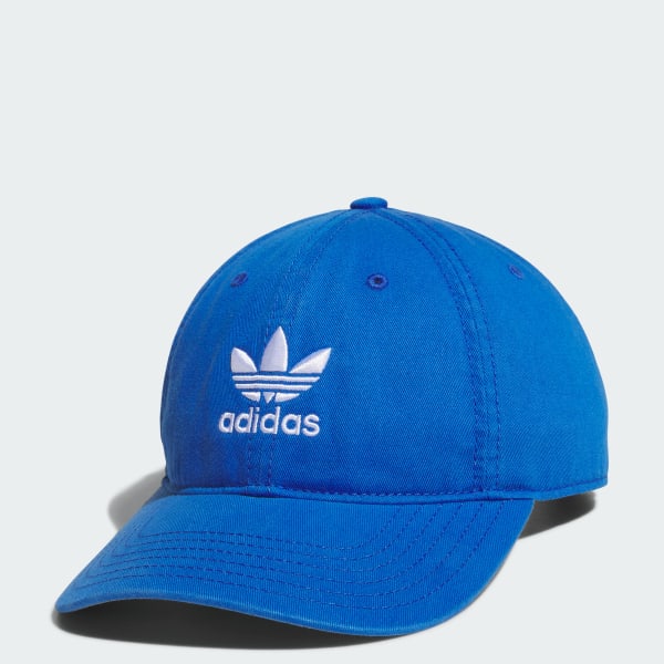 adidas Relaxed Strap-Back Hat - Blue | Free Shipping with adiClub