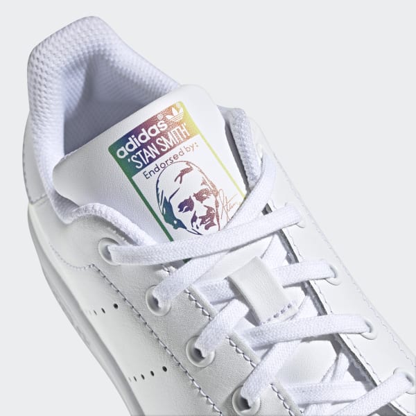 Kids Stan Smith Cloud White Shoes with Rainbow Details| adidas US