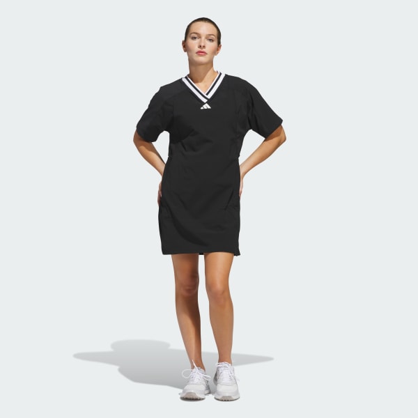 adidas Beyond V-neck Adjustable Dress - Black | Free adidas Beyond V-neck Adjustable Dress - Black | Free