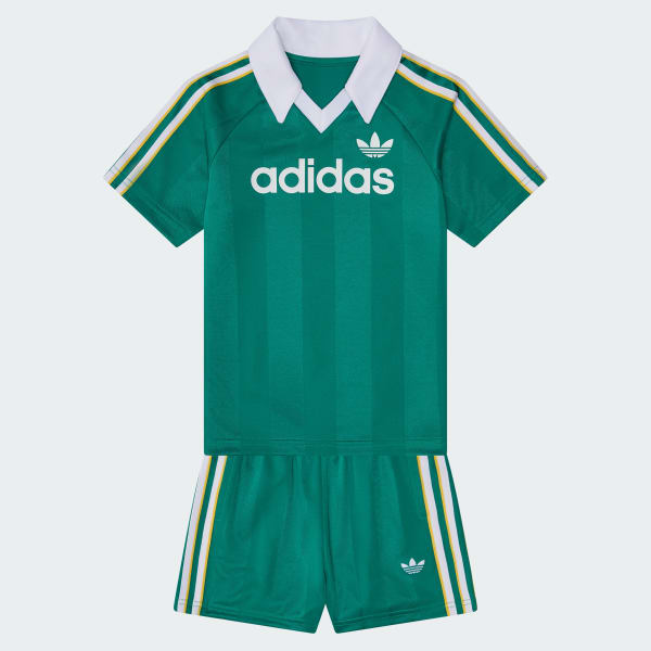 Green N ARCHIVE JERSEY SHORT SET