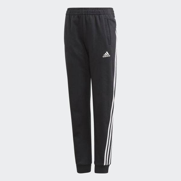 Μαύρο 3-Stripes Tapered Leg Pants