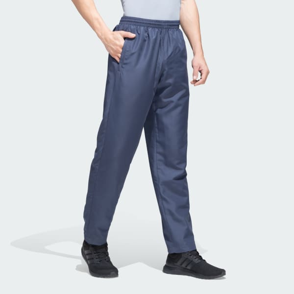 Blue Woven adidas 3S Sportswear Straight Pants