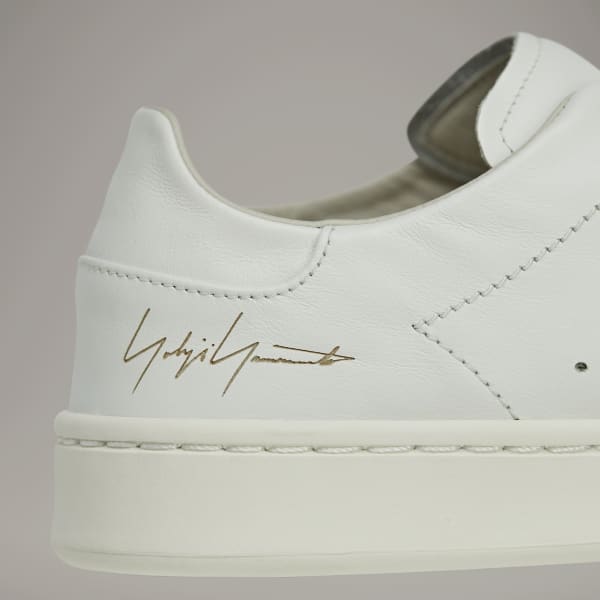 Adidas y3 stan smith zip white top