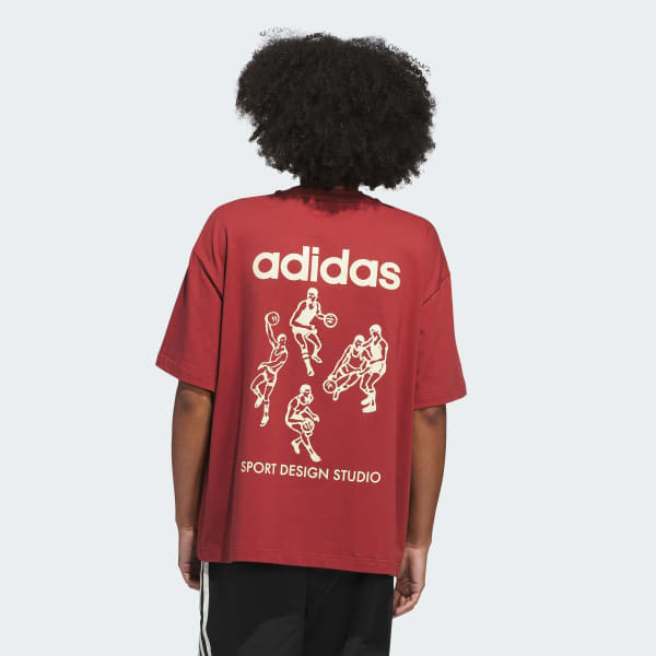Rojo Camiseta adidas Sport Design Studio Players Graphic