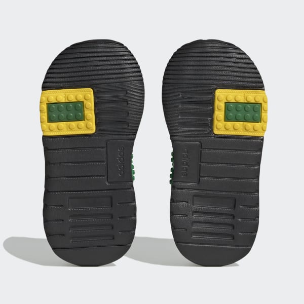 Green adidas x LEGO® Racer TR21 Elastic Lace and Top Strap Shoes