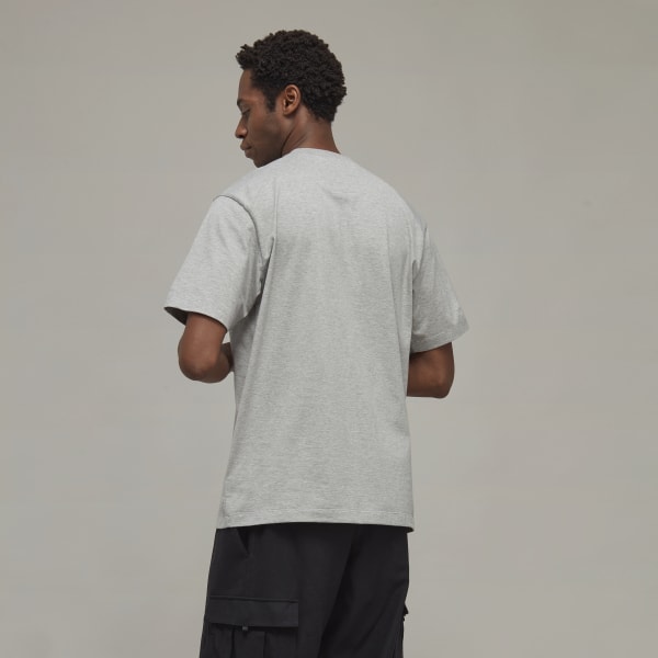 Grey Y-3 Classic Chest Logo Tee HBO64