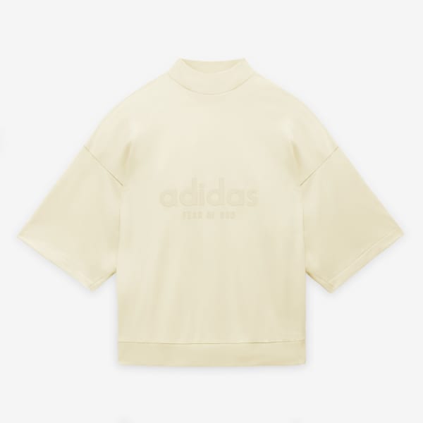 【Fear of God×adidas】ヘビージャージー 3/4 Mock Ｔシャツ Fear of God Athletics Heavy Jersey 3/4 Mock Tee Black Men's