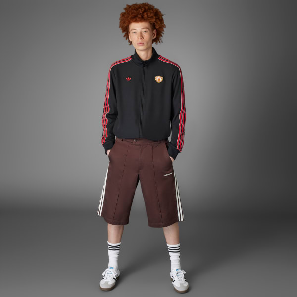 adidas Manchester United Terrace Icons Track Top - Black adidas Manchester United Terrace Icons Track Top - Black