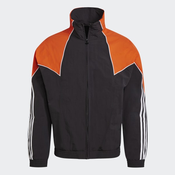 adidas Big Trefoil Abstract Track Top - Black | adidas Singapore
