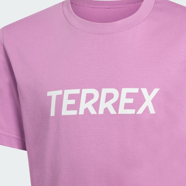 Morado Polera Terrex Multi Logo para Niños