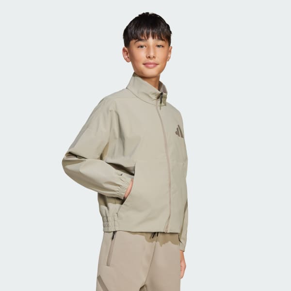 Beige Z.N.E. Woven Track Jacket Kids