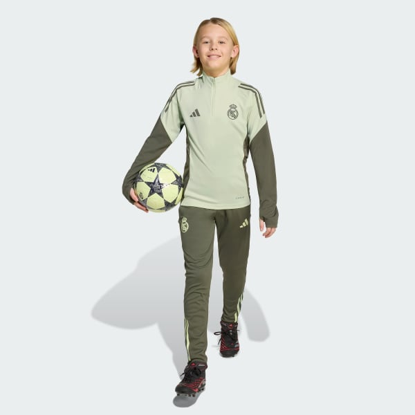 Groen Real Madrid Tiro 25 Competition Trainingstop Kids