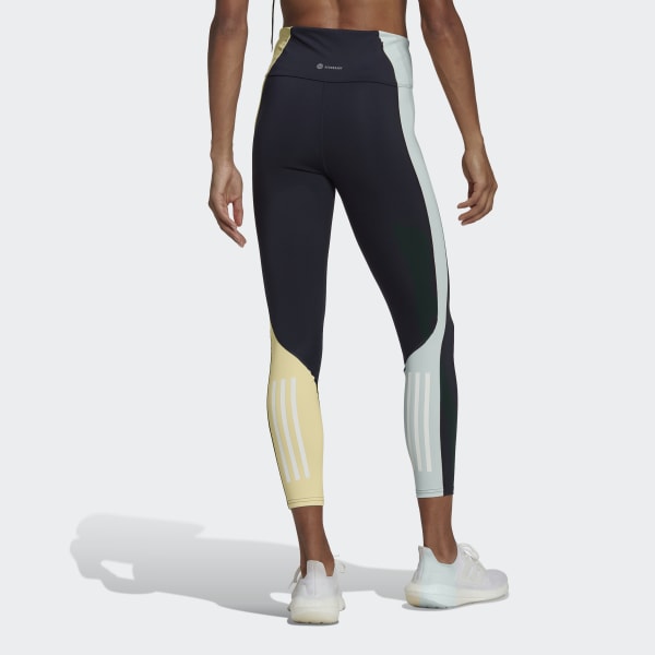 Niebieski Own the Run Colorblock 7/8 Tights DK703