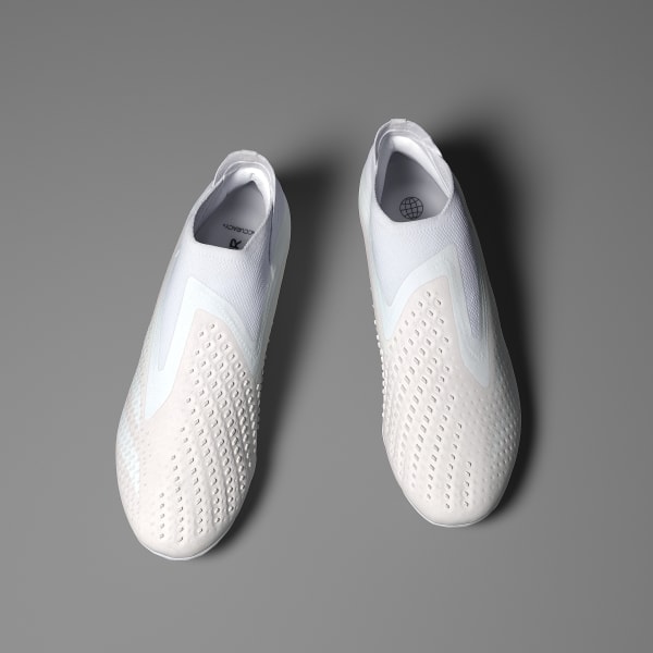 Branco Botas de Futebol Predator Accuracy+ – Piso firme