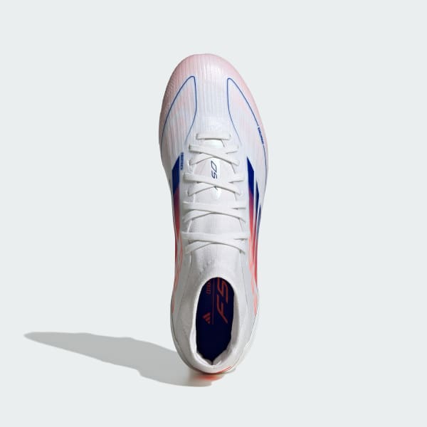 Blanco Zapatos de Fútbol F50 Pro para Mujer Terreno Firme