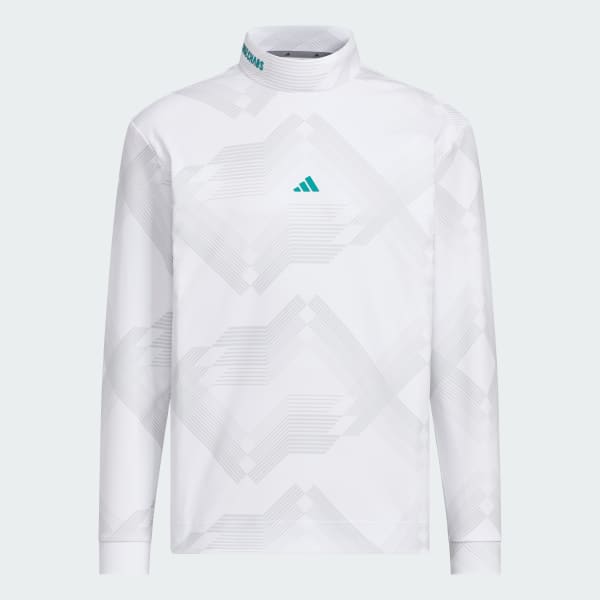 ホワイト 【ゴルフ】コードカオス モックネック長袖シャツ