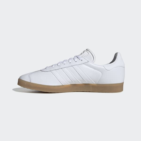 all white adidas gazelle mens