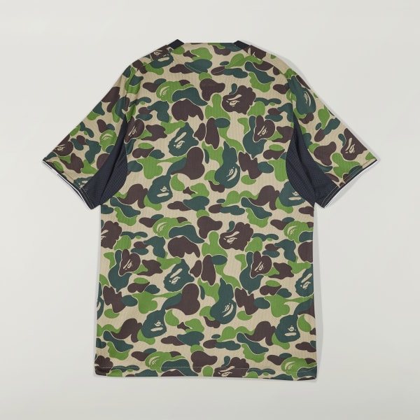 Lサイズ adidas × BAPE Jersey Tops Tシャツ adidas BAPE TEE ホワイト（アディダス ベイプ ティー-ホワイト