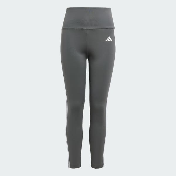 Gris Mallas Essentials AEROREADY 3 Franjas Corte Alto