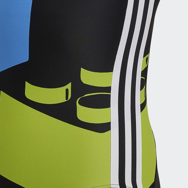Schwarz adidas x LEGO Badeanzug