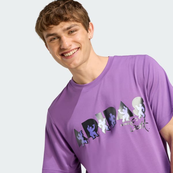 adidas x Jeremy Scott Tee - Purple | Free Shipping with