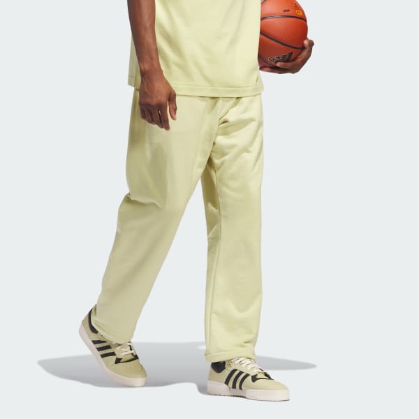 Amarillo Pantalón Basketball Sueded