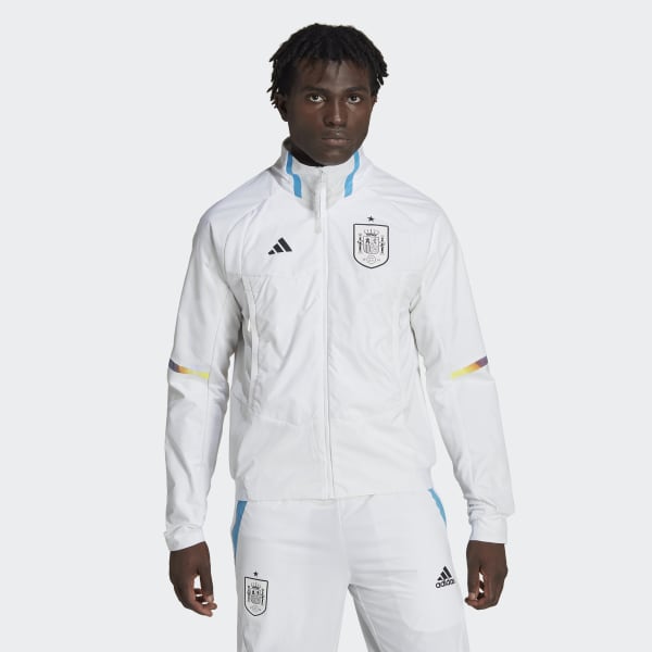 Confidencial Almacén tarifa Chaqueta himno Game Day España - Blanco adidas | adidas España