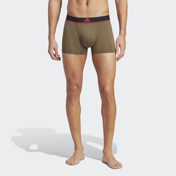 adidas Calzon Boxer de Algodon Active Micro Flex Eco Paquete de 3 Negro adidas Mexico