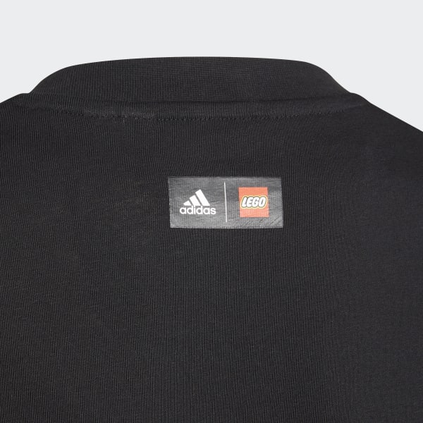 Negro Camiseta adidas x LEGO® Estampada JLS81