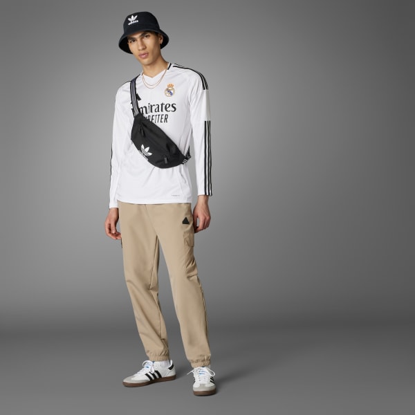 Adidas originals adicolor long sleeve football jersey in white cw1225 new arrivals