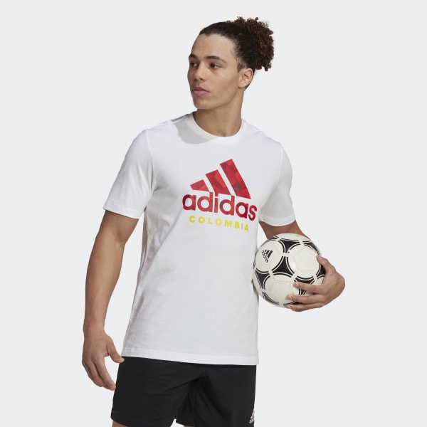 Blanco Camiseta Colombia Estampada E6091