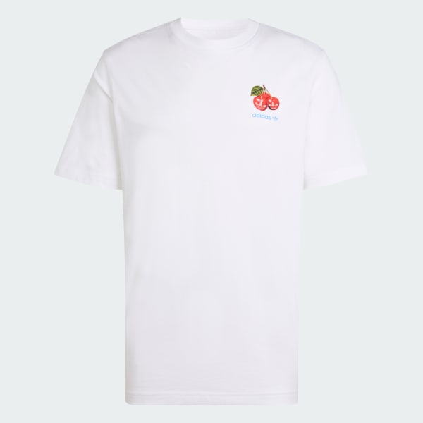 White BUBBLE CHERRY T