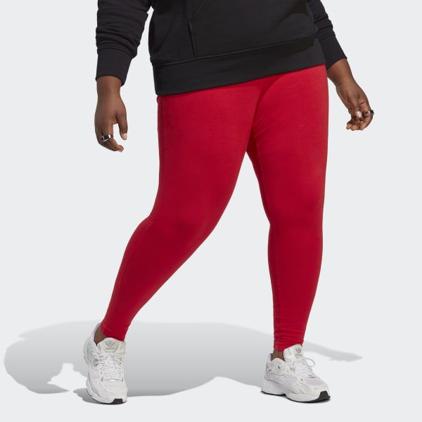 plasticitet Produkt kan opfattes adidas Adicolor Essentials Leggings (Plus Size) - Red | Women's Lifestyle |  adidas US