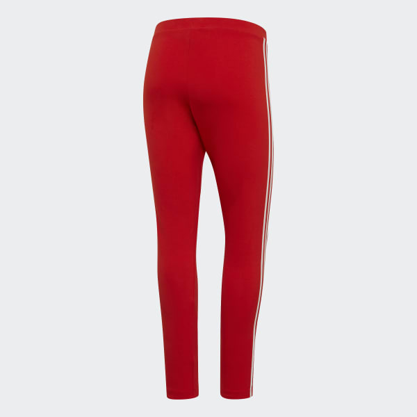 red addidas leggings