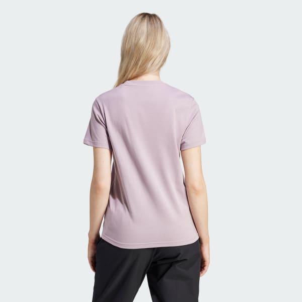 Morado Camiseta Metallic Graphic