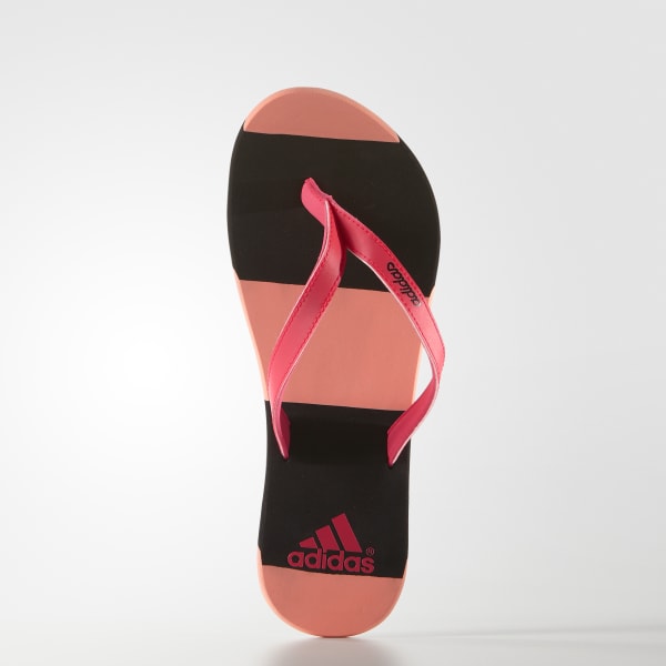 adidas striped thongs