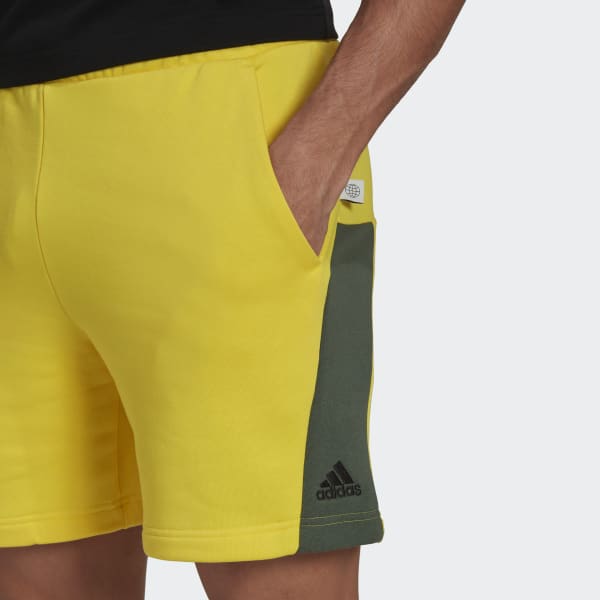 Κίτρινο Future Icons Embroidered Badge of Sport Shorts BZ954