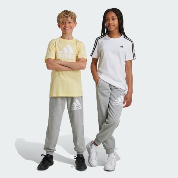 Grey Essentials Regular Fit Big Logo Cotton Pants