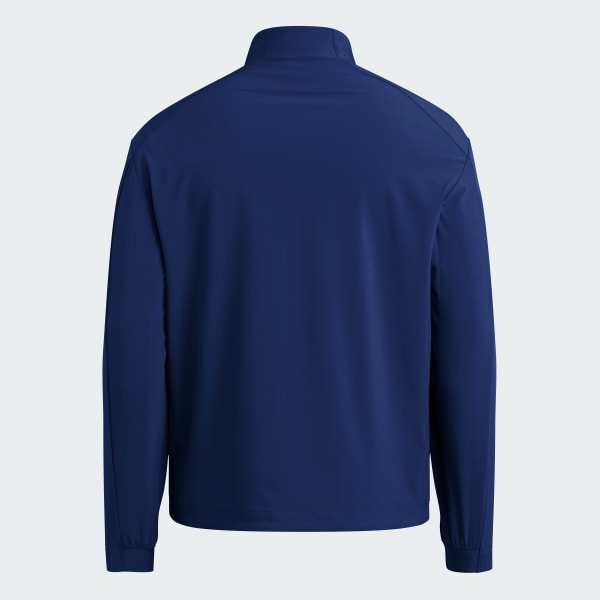 adidas FULL ZIP WOVEN TRAVEL JACKET - Black | Free Shipping with