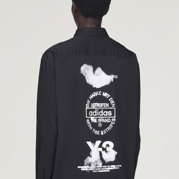 アディダス Y-3 Graphic Shirt - ブラック | アディダス ジャパン
