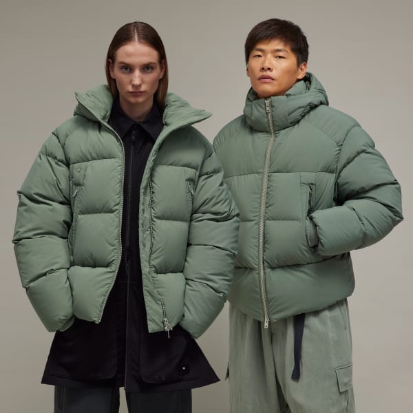 Green Y-3 Puffer Jacket