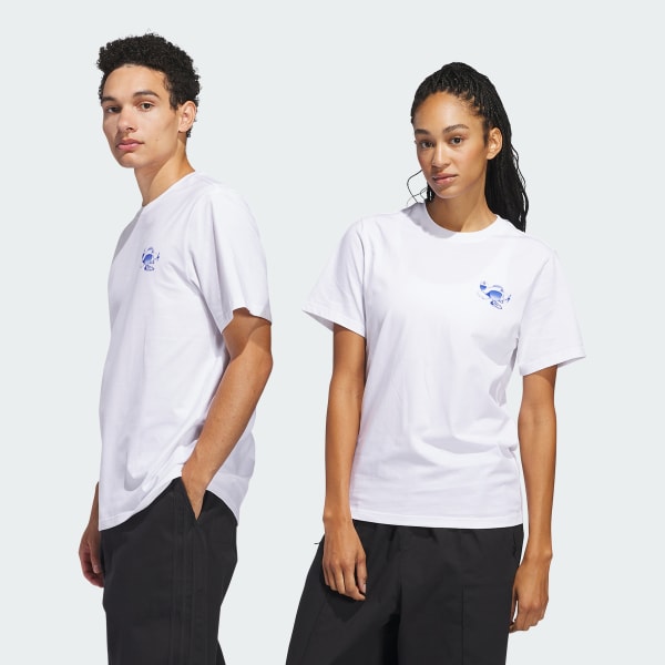 Blanco Remera Dog Plane (Unisex)