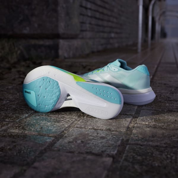 Turquoise Adizero Boston 13 Shoes