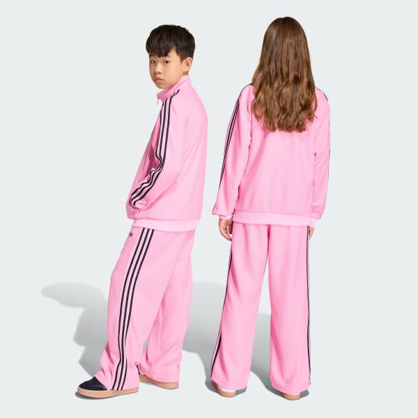 Pink FIREBIRD LOOSE DOUBLE KNIT TRACKPANTS