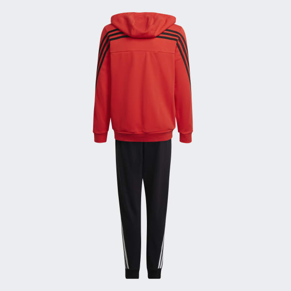 Red 3-Stripes Track Suit