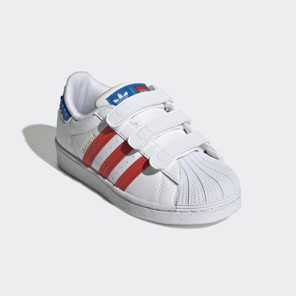 Bialy adidas Superstar x LEGO® Shoes LIW76