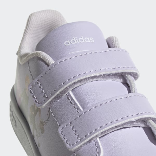 tofu Cabecear Etapa adidas x Disney Frozen Anna and Elsa Advantage Shoes - Purple | adidas UK