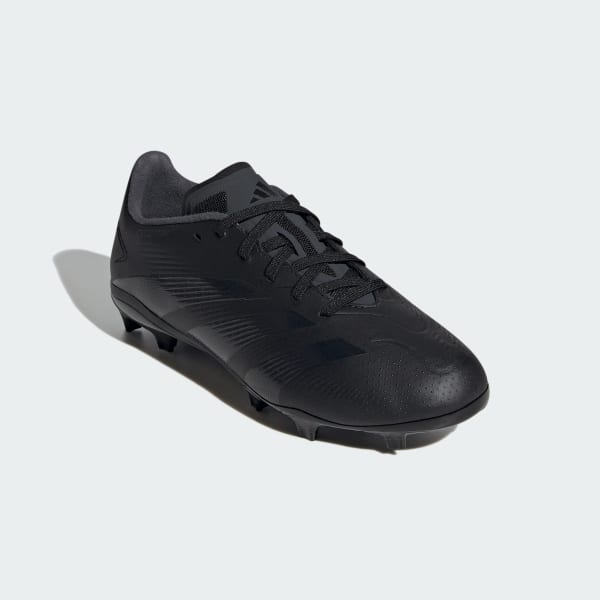 Black Predator League Firm Ground Football Boots