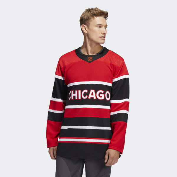 Blackhawks Reverse Retro Authentic Jersey by Adidas